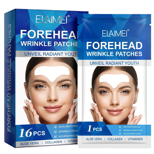 ELAIMEI - Forehead Wrinkle Patches 16Pcs with Aloe Collagen Vitamin E