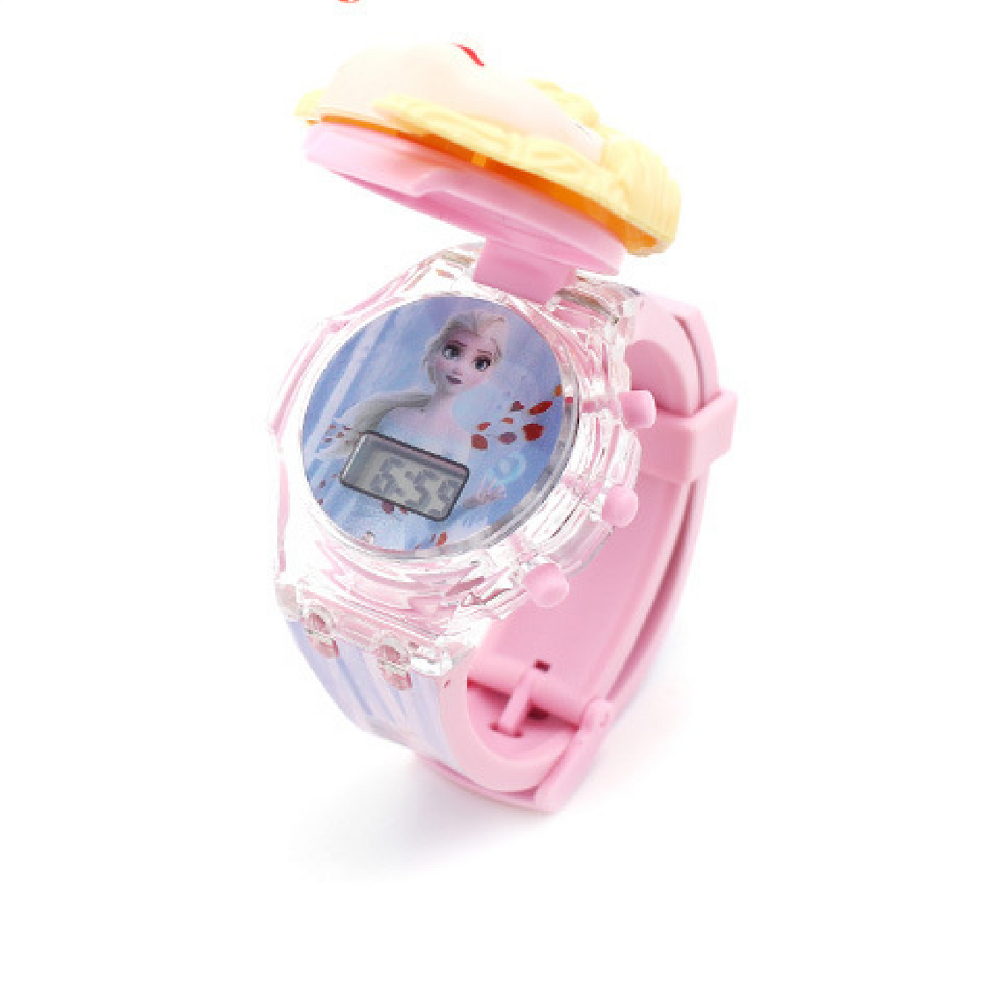 Kids 3D Digital Watch -Flip with Music and Lights - Frozen