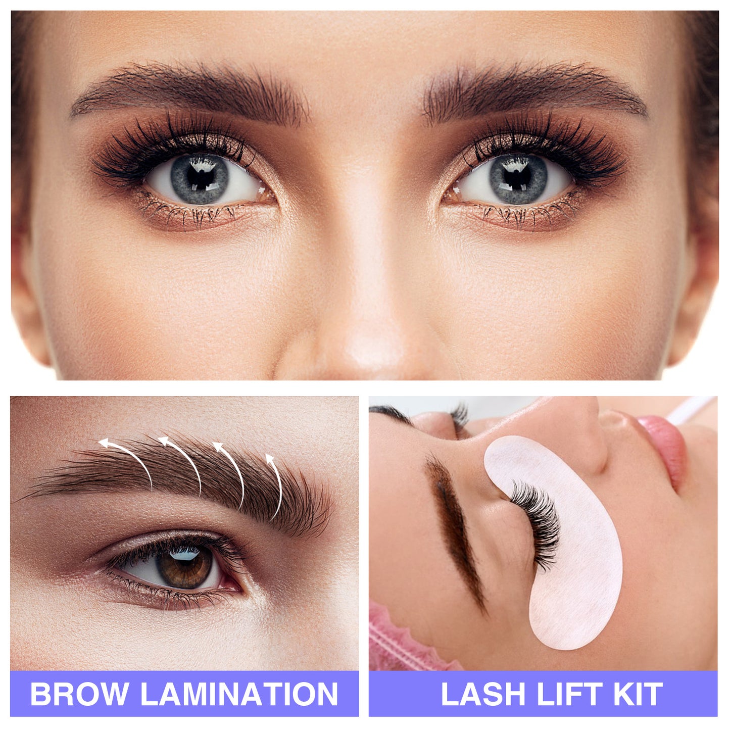 ELAIMEI - Professional Lash and Brow -Lift Kit with Tint -Eyelash and Eyebrow - Kit