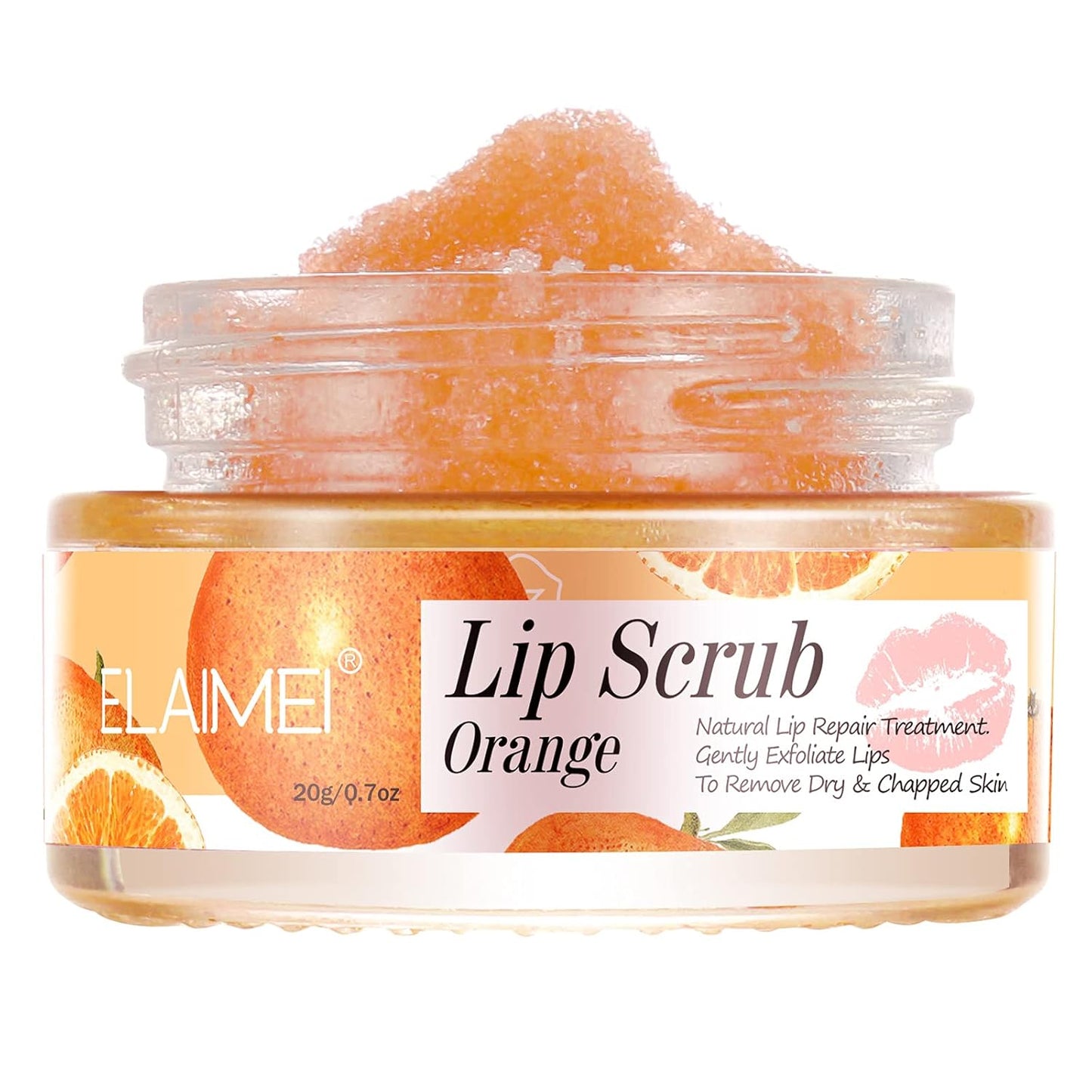 ELAIMEI - Lip Scrub Exfoliator and Moisturizer-Lip Repair for Chapped Dry Lips