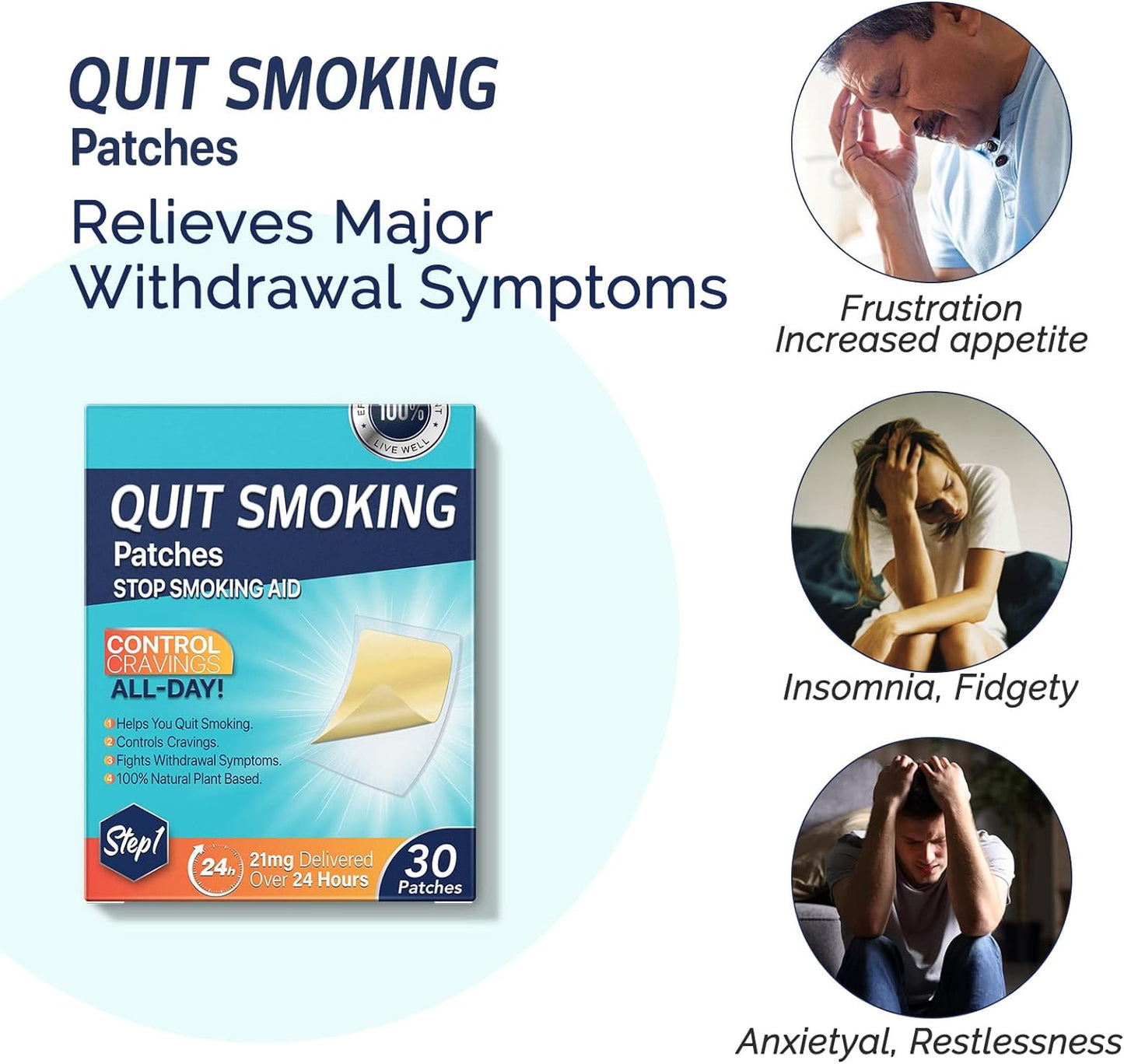 SEFUDUN - Quit Smoking Patches, Nicotine Quit Smoking Plant Extract Patch