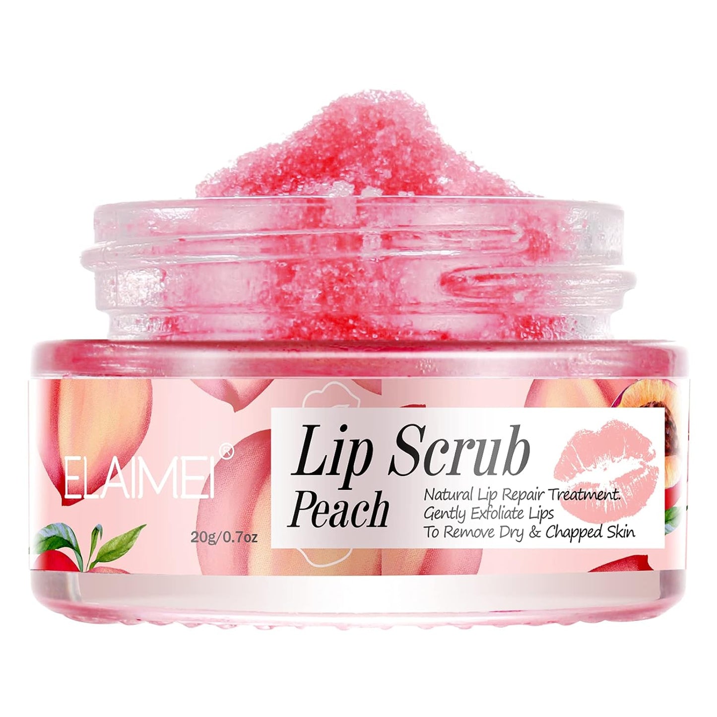 ELAIMEI - Lip Scrub Exfoliator and Moisturizer-Lip Repair for Chapped Dry Lips