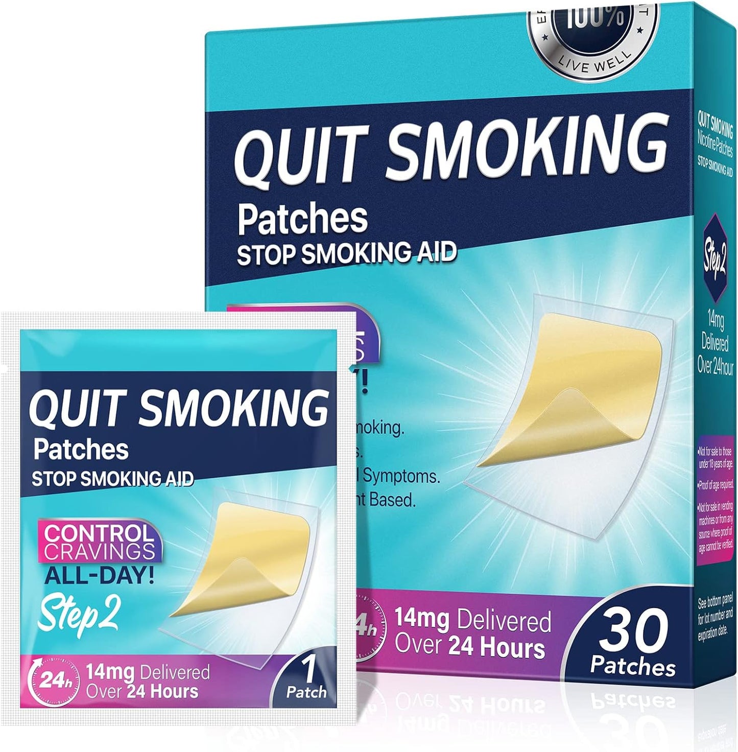 SEFUDUN - Quit Smoking Patches, Nicotine Quit Smoking Plant Extract Patch