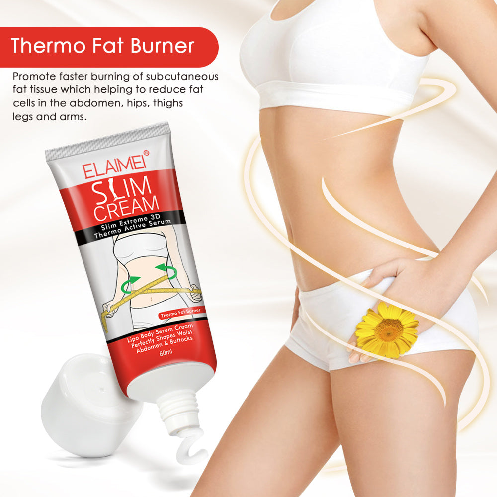 ELAIMEI Slimming Nourishing Cream for Belly Waist Thighs Buttocks Arms