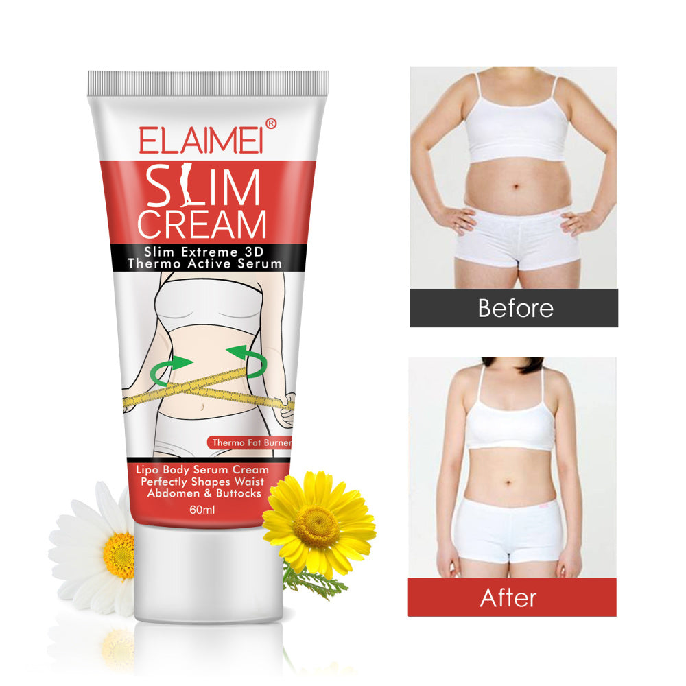 ELAIMEI Slimming Nourishing Cream for Belly Waist Thighs Buttocks Arms