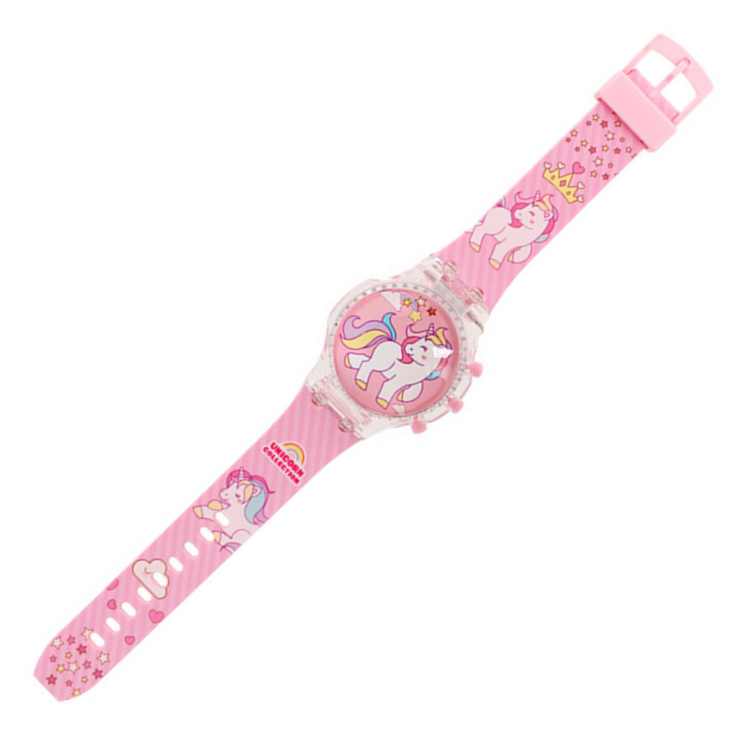 Kids Digital Watch - Spinning Music and Lights - Unicorn