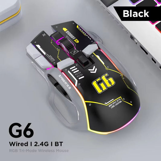 G6 10 Keys RGB 12800DPI Gaming Mouse- Gaming Mice