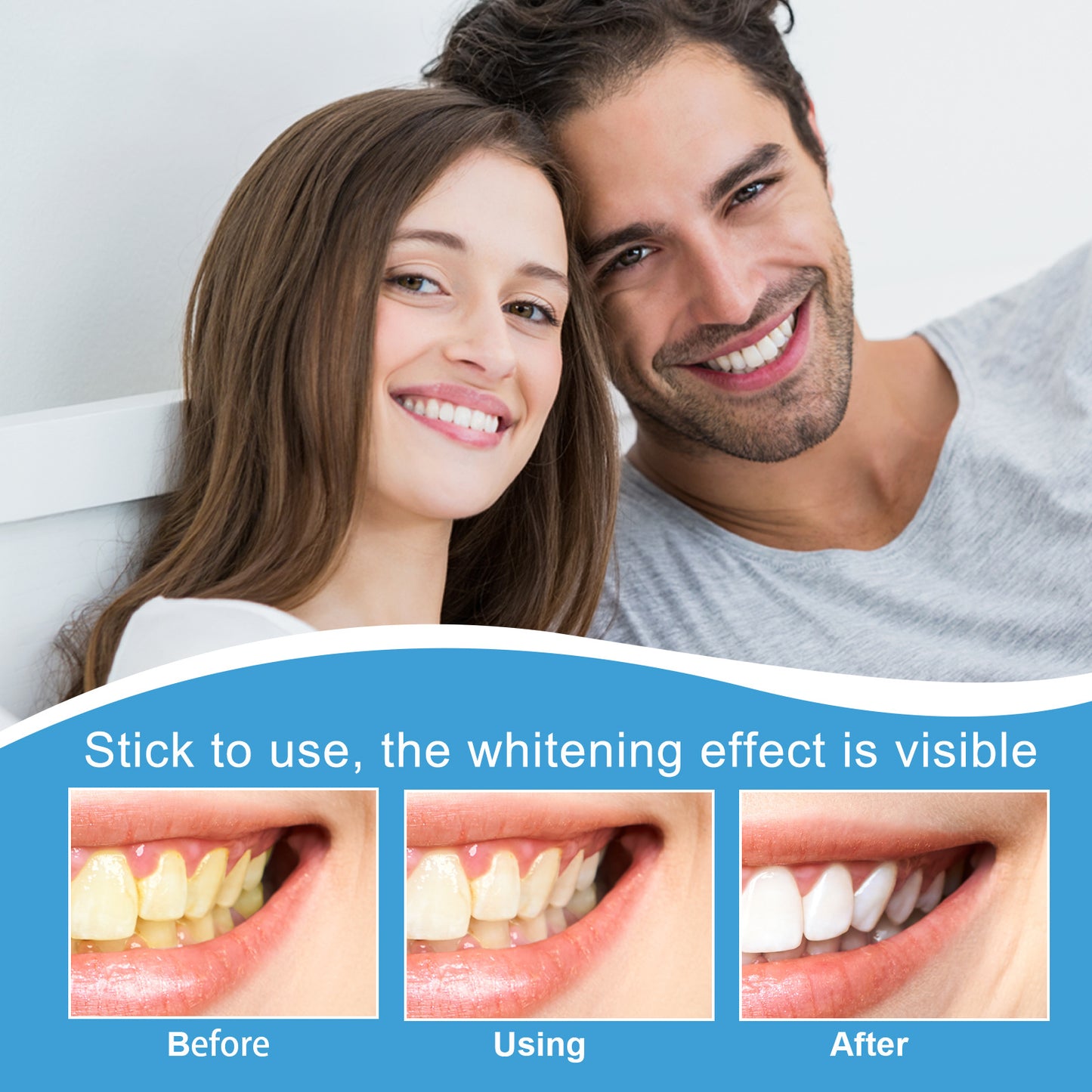 ELAIMEI - ELAIMEI Teeth Whitening Patch Tartar Cleaning Smoke Stain Removal