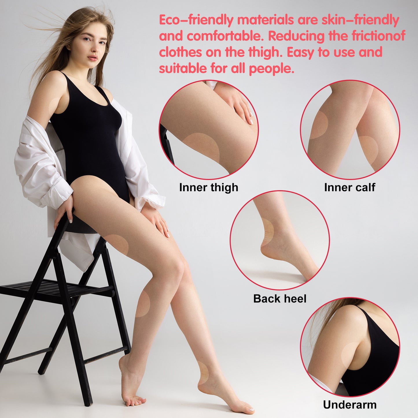 SEFUDUN - Anti Rub Patches-Anti Chafing Protection Thighs- Sticker-Invisible Sticker