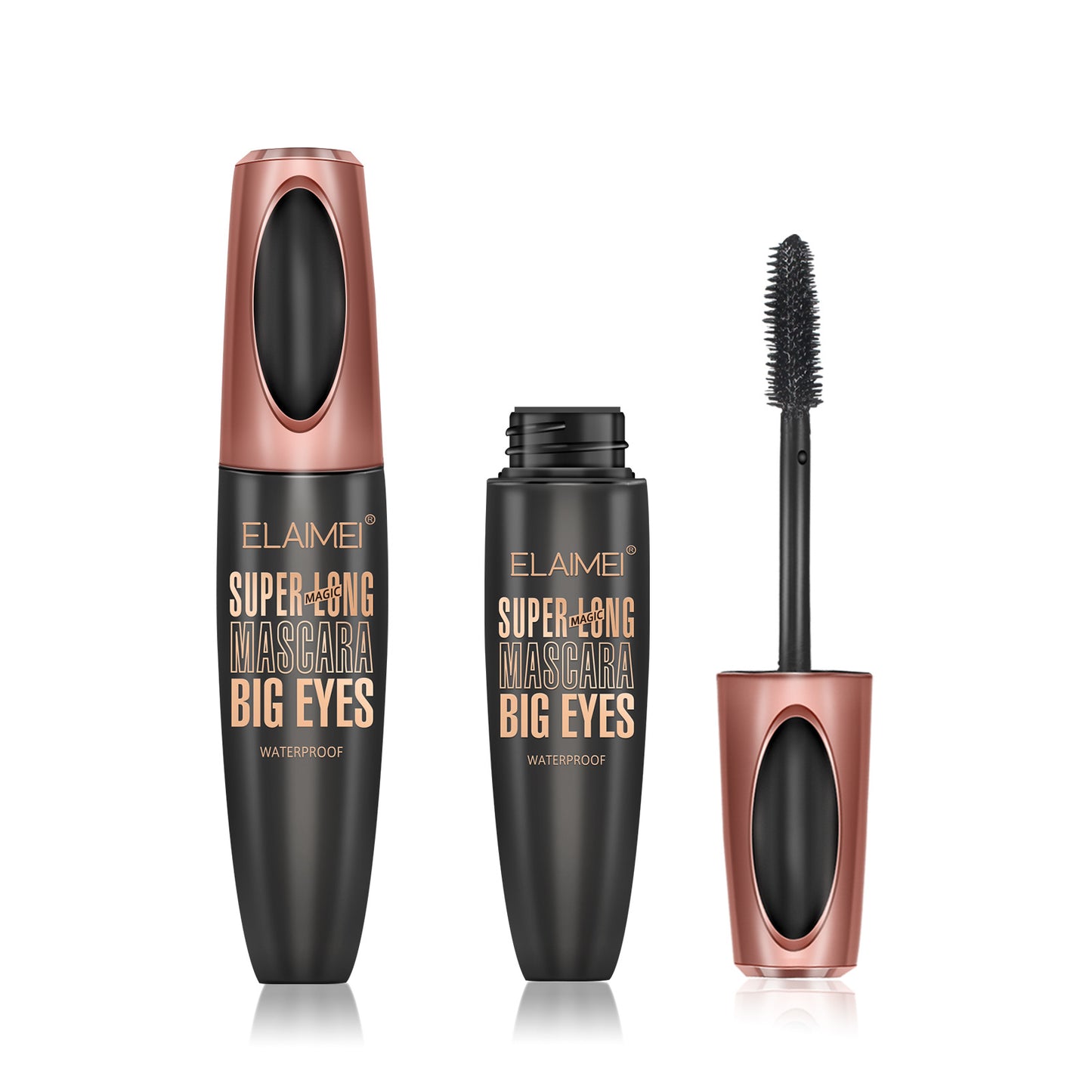 ELAIMEI - 4D Silk Lash Mascara Waterproof Luxuriously Longer Thicker Voluminous