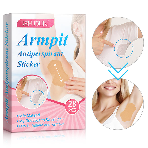 SEFUDUN Underarm Sweat-Absorbing Anti-Perspirant Patches - 28pcs