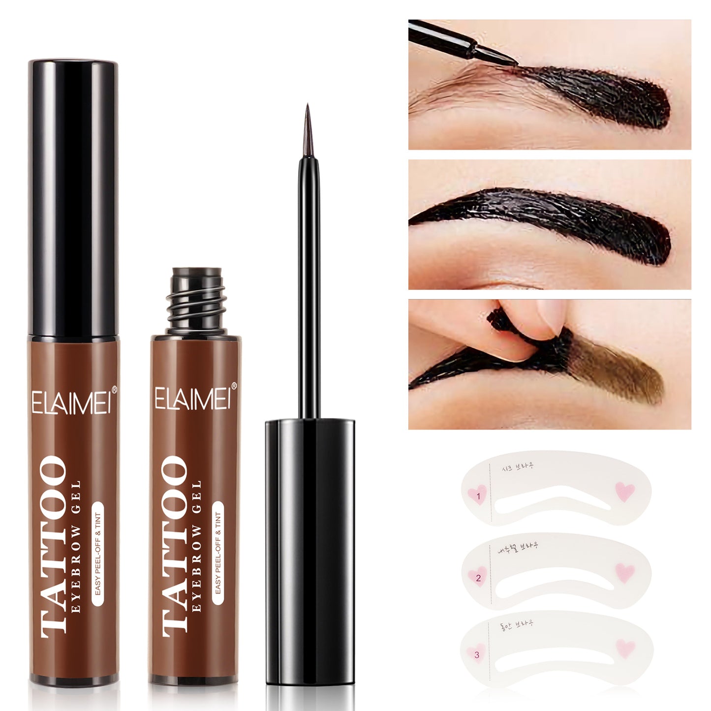 ELAIMEI - Elaimei Tattoo Eyebrow Gel Easy Peel-Off and Tint