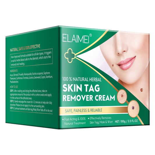 ELAIMEI - 100% Natural Herbal-Skin Tag Remover Cream-Safe-Painless and Reliable