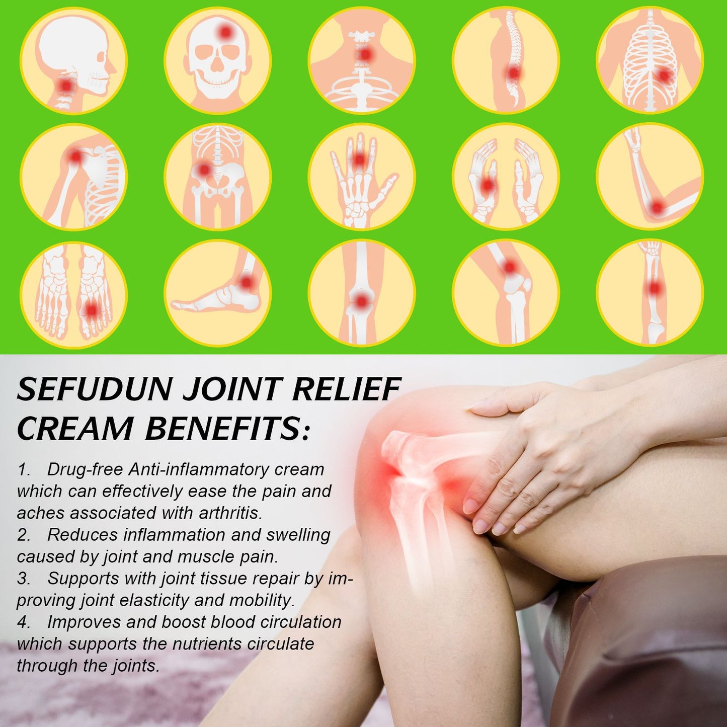 SEFUDUN - Joint Relief Cream -Arthritis - Quick Effect