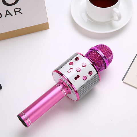 Bluetooth Karaoke Microphone for Kids with Built in Bluetooth Microphone Wireless Speaker | Wireless Microphone Karaoke Compatible with iPhone & Android | All-in-One Karaoke Mic