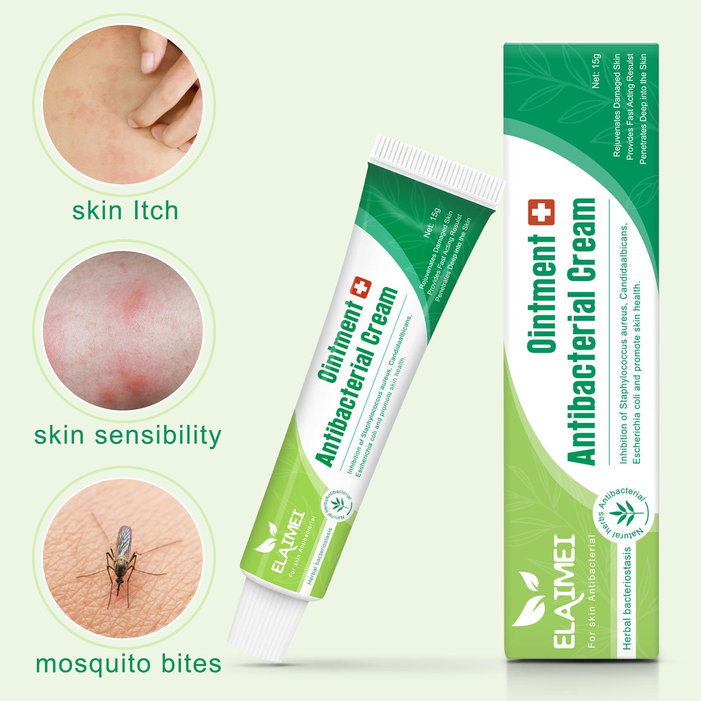 ELAIMEI - Ointment Antibacterial Cream for Skin Infection-Relieves Itchy Skin