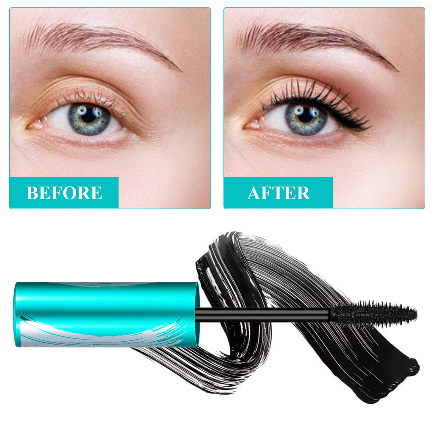 IKZEE - Waterproof False Lash Effect Curling and Long Lasting Volumizing Mascara