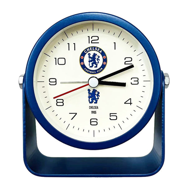 Inspired  Chelsea Fan Rotating Metal Battery Powered Analogue Alarm Clock