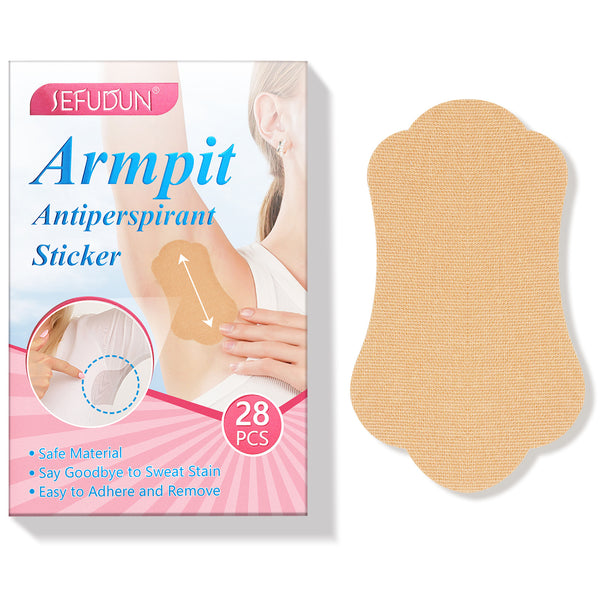 SEFUDUN Underarm Sweat-Absorbing Anti-Perspirant Patches - 28pcs