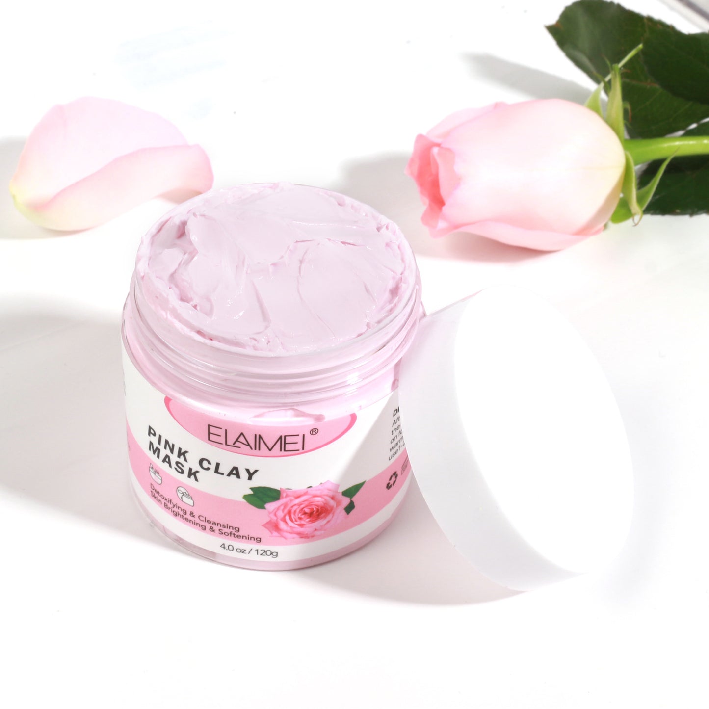 ELAIMEI - Clay Mask-Detoxifying Cleansing and Softening -Purify Pores-Control Oil