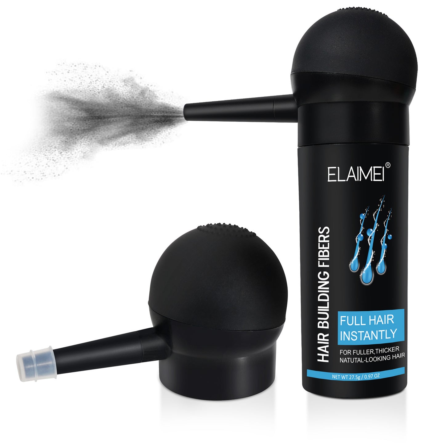 ELAIMEI - Hair Thickening Building Fibers for Thin and hair Loss -Instant Thick Hair