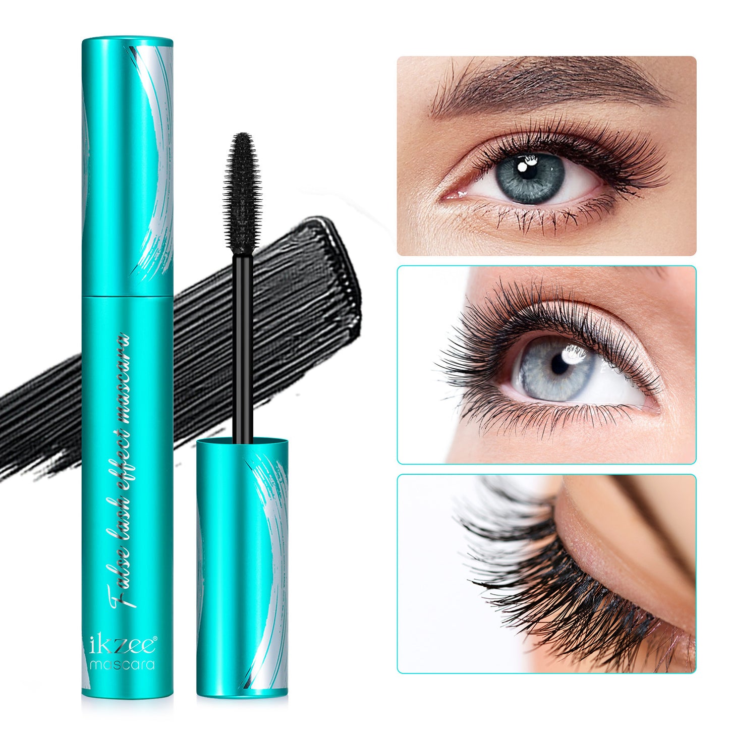 IKZEE - Waterproof False Lash Effect Curling and Long Lasting Volumizing Mascara