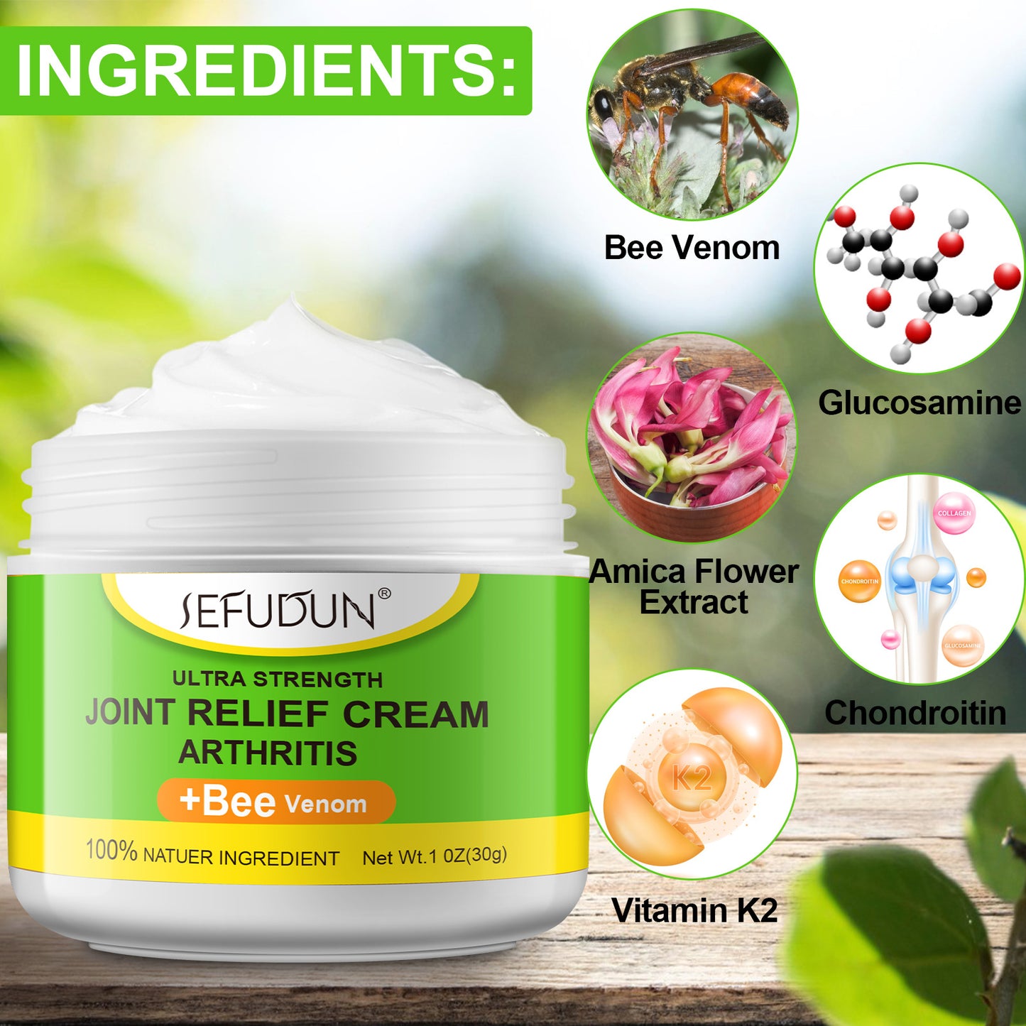 SEFUDUN - Joint Relief Cream -Arthritis - Quick Effect