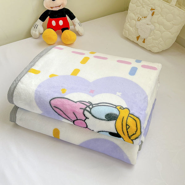 Disney Cartoon Thickened Milk Velvet Blanket 150 x 200cm - Daisy Duck