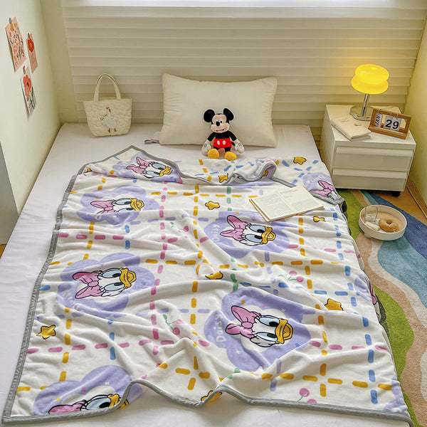 Disney Cartoon Thickened Milk Velvet Blanket 150 x 200cm - Daisy Duck