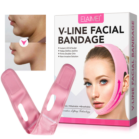 ELAIMEI - V-Line Facial Bandage-Instant Lift & Sculpt-Firms Double Chin-Reusable