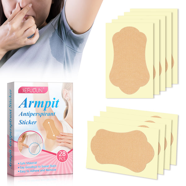 SEFUDUN Underarm Sweat-Absorbing Anti-Perspirant Patches - 28pcs