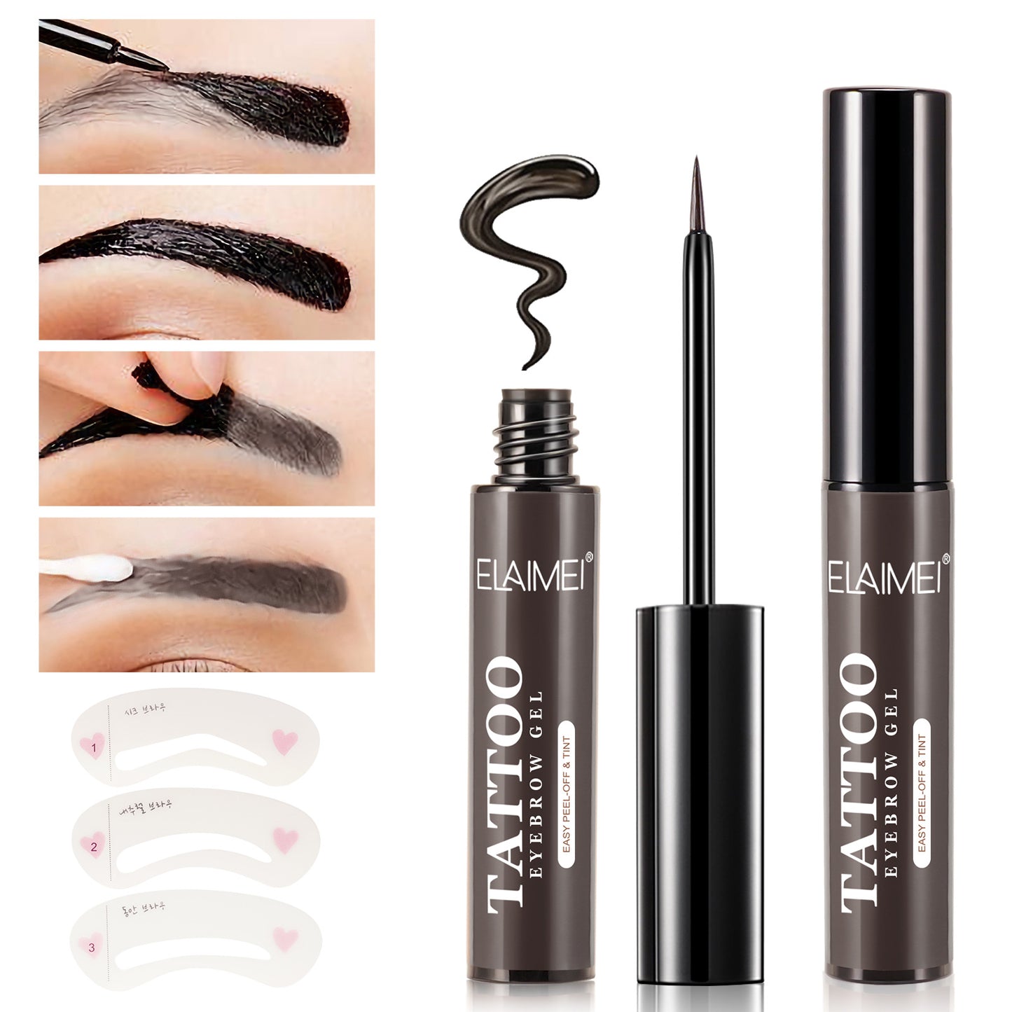 ELAIMEI - Tattoo Eyebrow Gel Easy Peel-Off and Tint