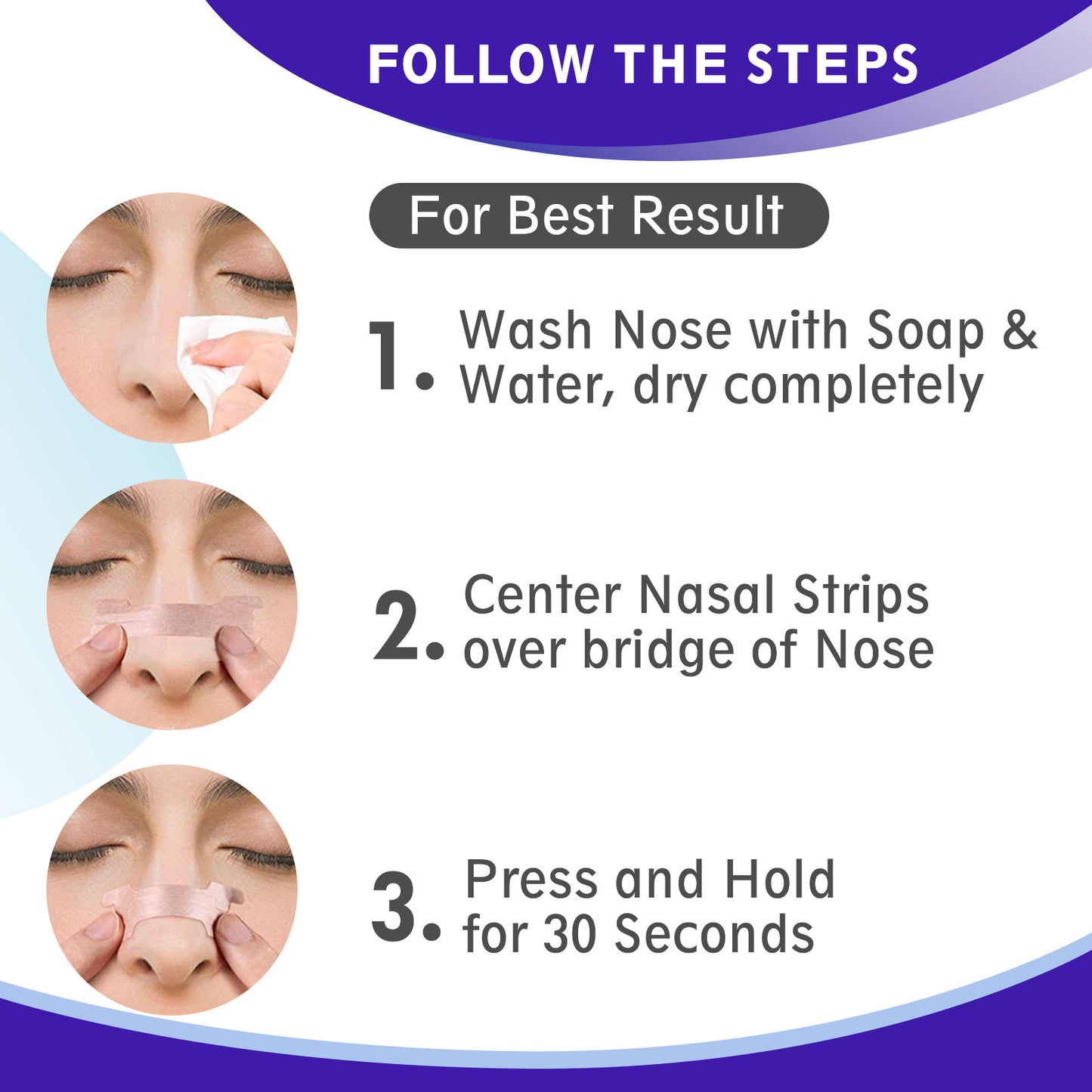 SEFUDUN - Nasal Strips - Reduce Snoring-Improves Breathing During Sleep