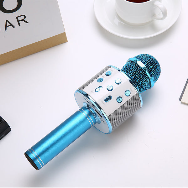 Bluetooth Karaoke Microphone for Kids with Built in Bluetooth Microphone Wireless Speaker | Wireless Microphone Karaoke Compatible with iPhone & Android | All-in-One Karaoke Mic