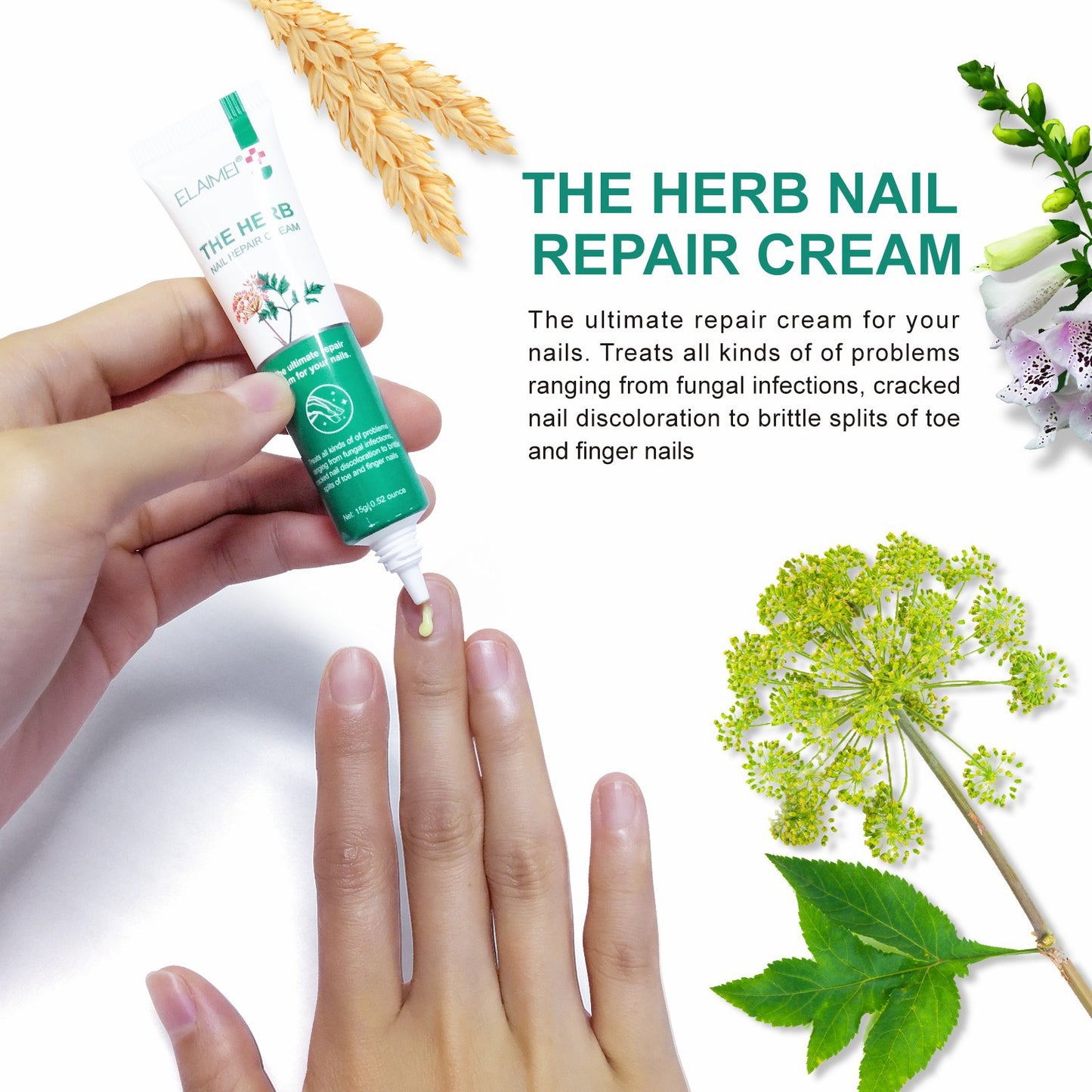 ELAIMEI - The Herb-Nail Repair Cream-Ultimate Repair Cream for Nails- Treat Nails