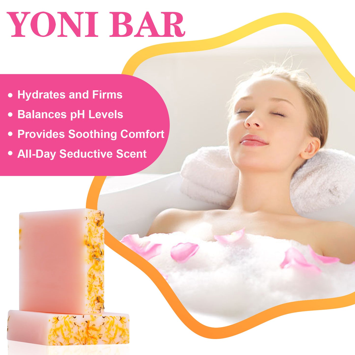 IKZEE - 100% Natural Organic Yoni Soap for Women Ph Balance Eliminates Odor