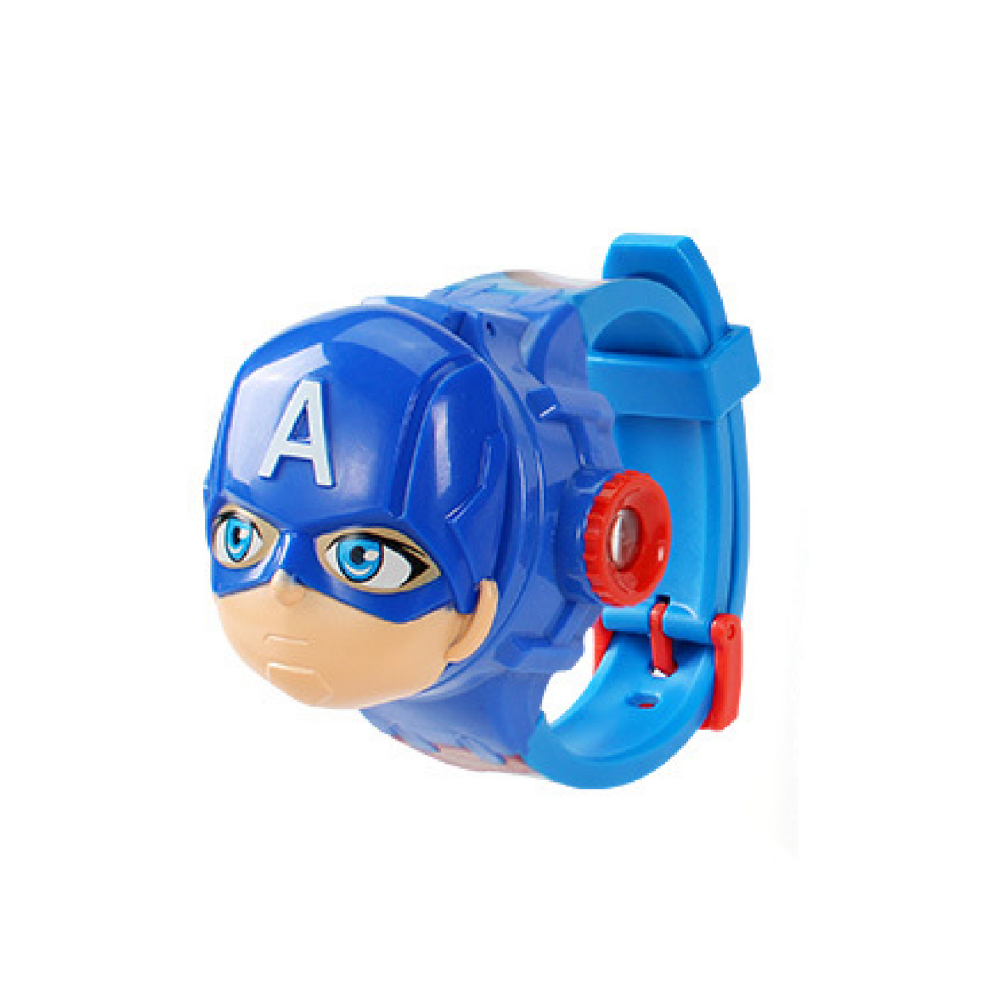 Kids Cartoon Character - Digital Watch with Projector Light - Captain America