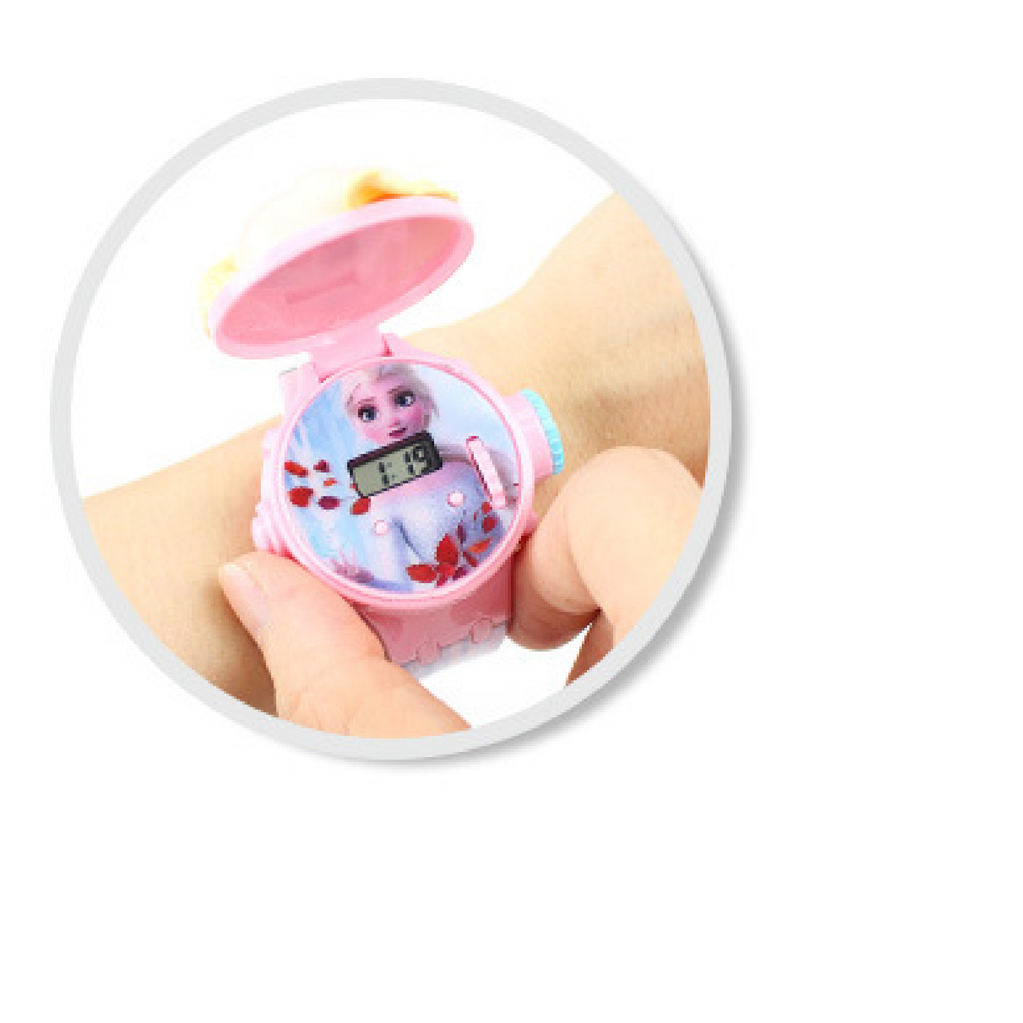 Kids Cartoon Character - Digital Watch with Projector Light - Frozen