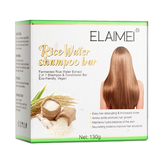 ELAIMEI - Elaimei Rice Water Shampoo Bar-2 in 1 Shampoo and Conditioner Bar