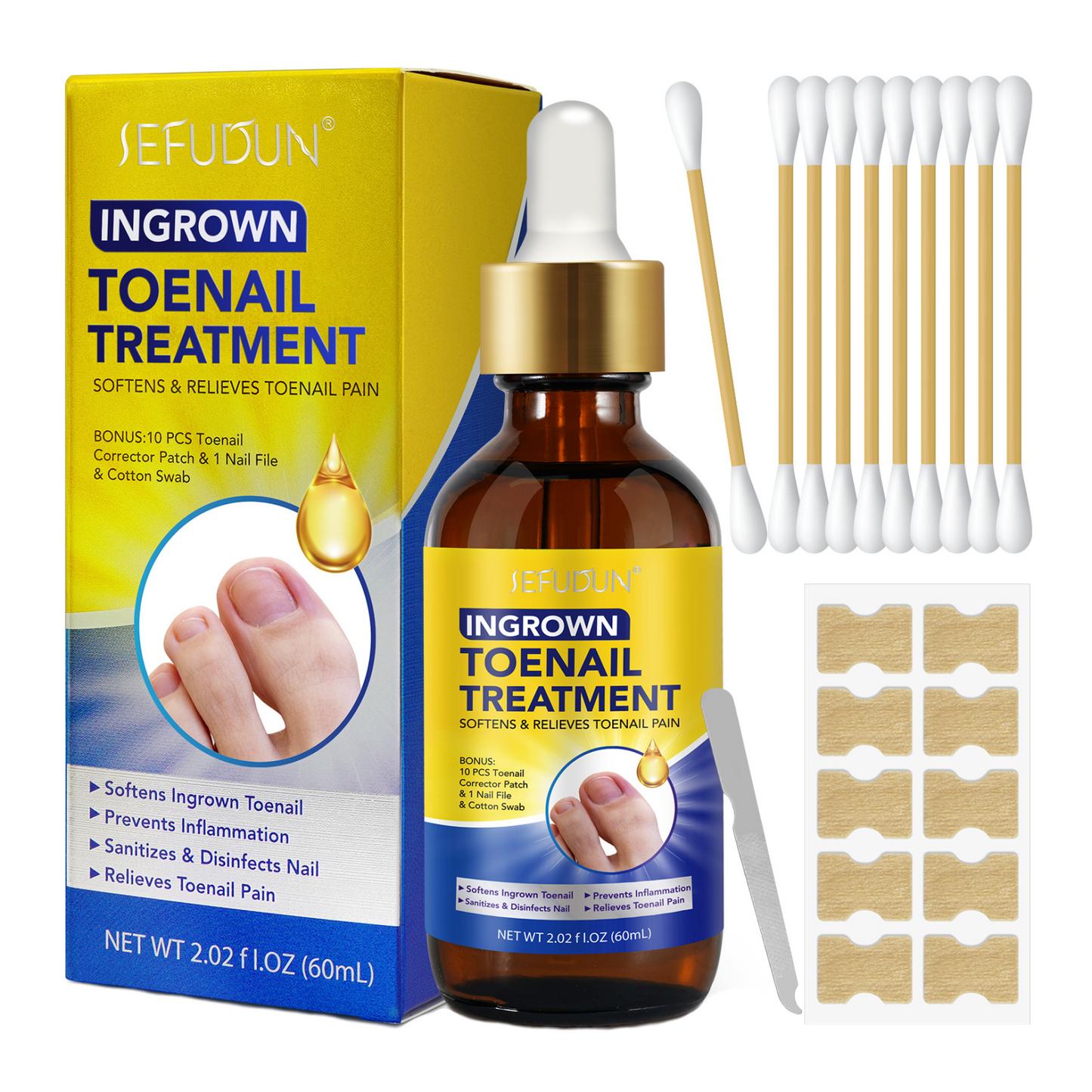 SEFUDUN - Ingrown Toenail Treatment Softens and Relieves Toenail Pain