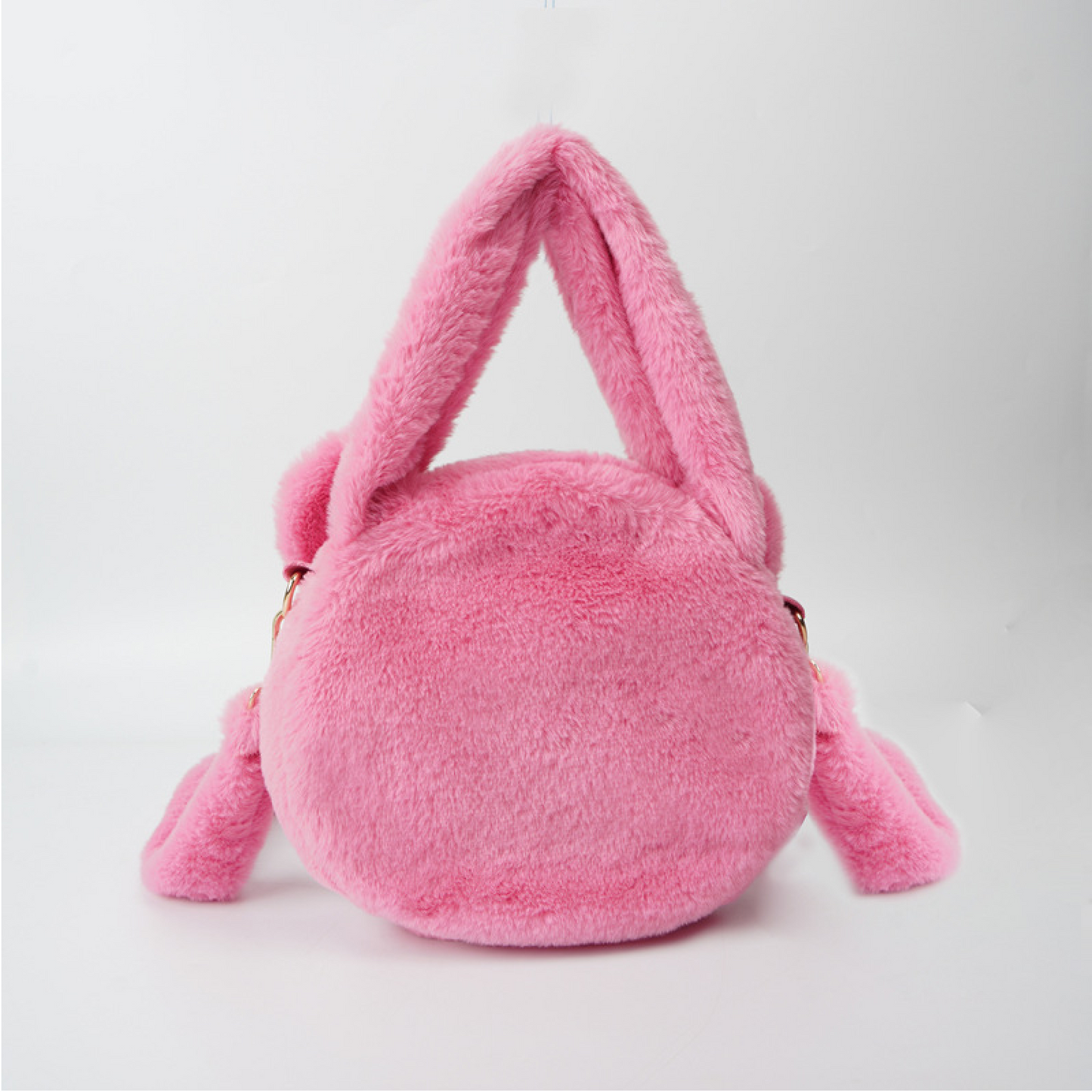 Strawberry Bear Soft Plush Crossbody Shoulder Bag