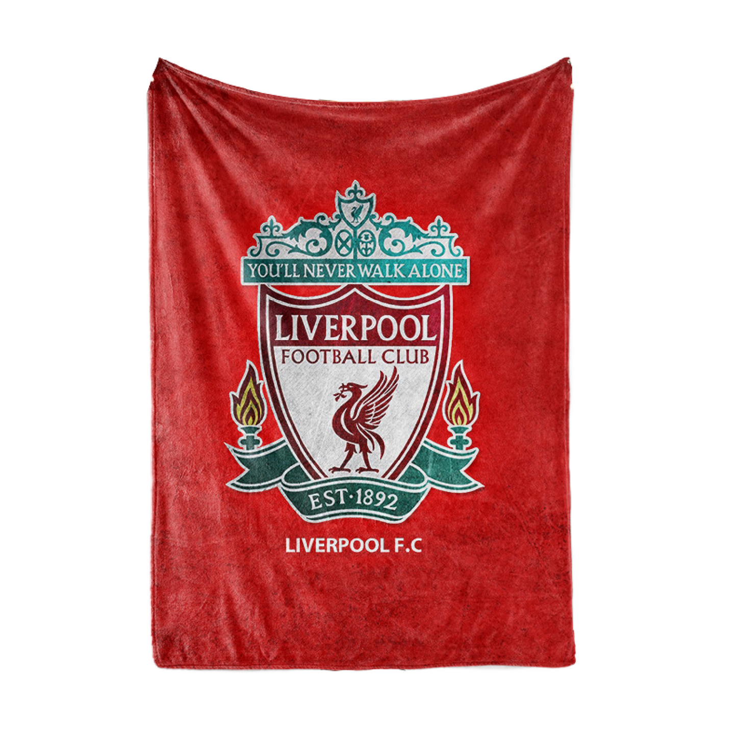 Inspired Liverpool Super Soft Cosy Fleece Throw Blanket-Liverpool Throw Blanket