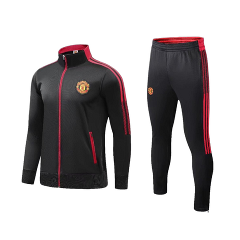 Inspired Manchester United Tracksuits Black