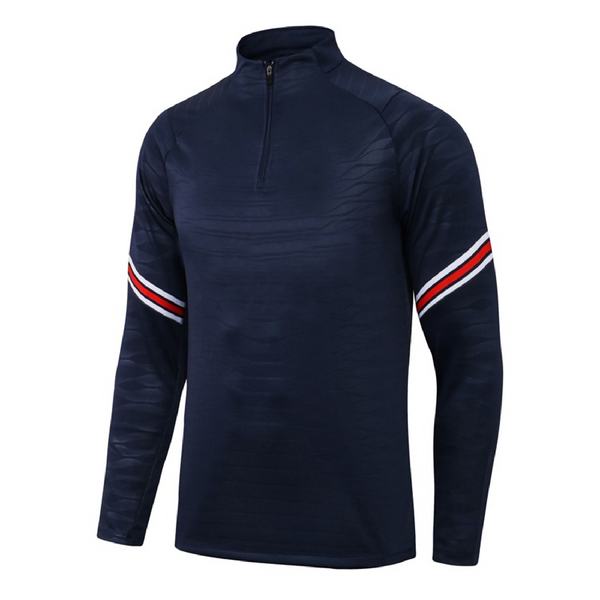 Half Zip Premium Sport Tracksuits - Comfort Meets Performance-Blue Red