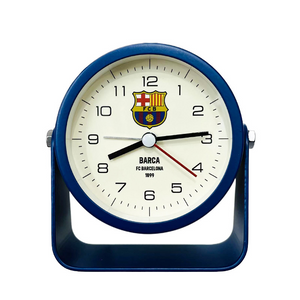 Inspired Barcelona Fan Rotating Metal Battery Powered Analogue Alarm Clock