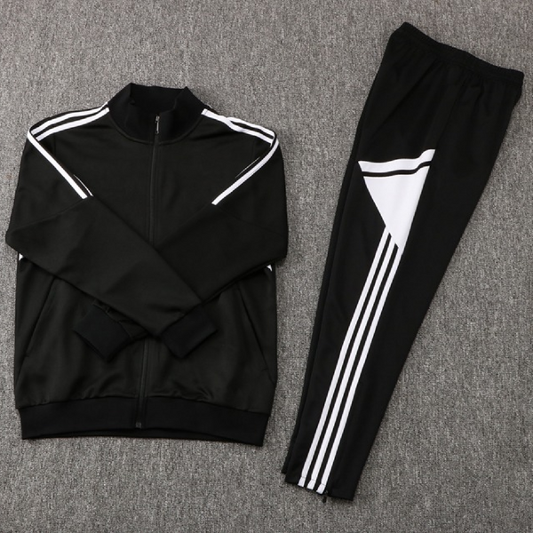 Full Zip Premium Sport Tracksuits - Comfort Meets Performance Black