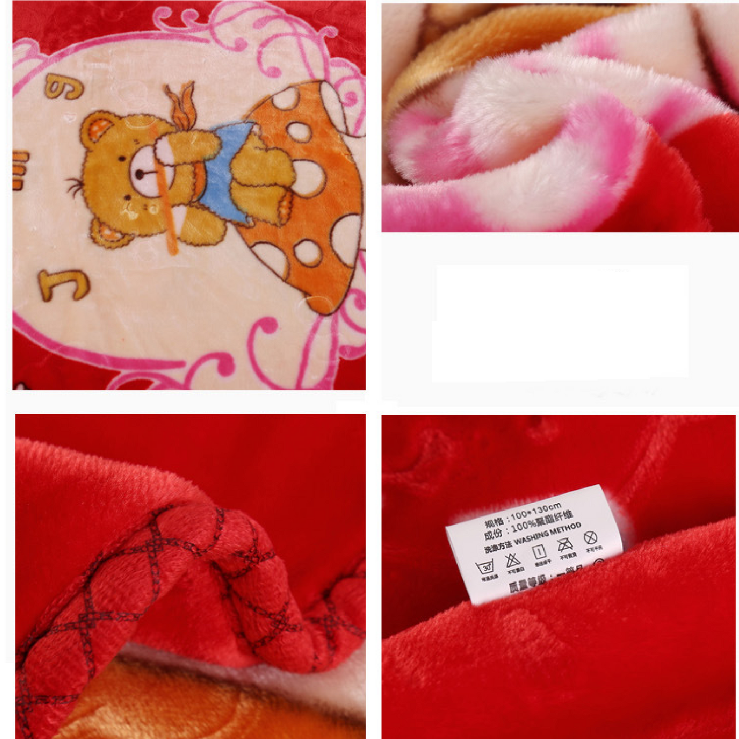 Double Layer Embossed Cartoon Children's Blanket Comfort and Fun Together