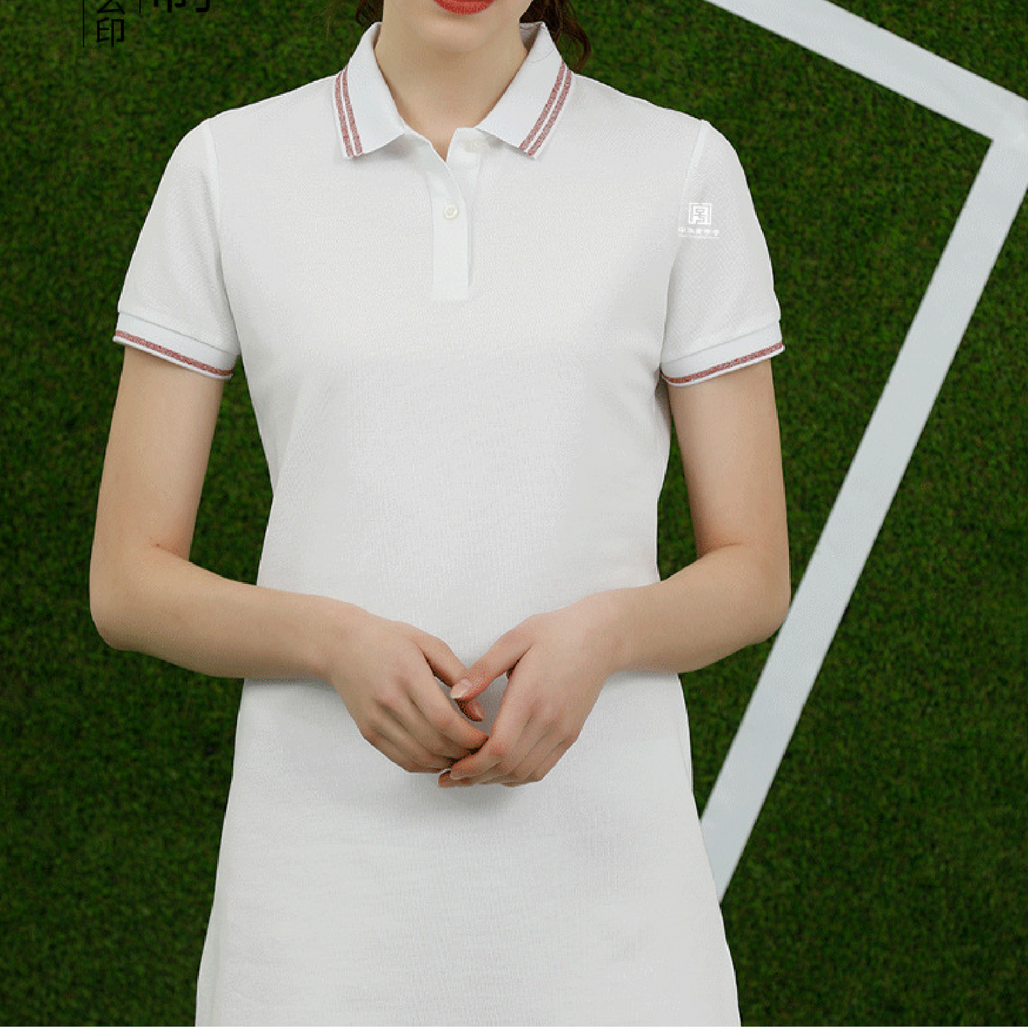 KAMFE HOM -Perfect Summer Polo Sport Dress Blend of Work and Sportswear