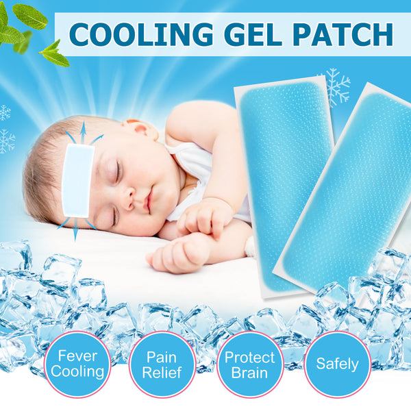 Elaimei Cooling Gel Fever Patches Headache Patches -16 Patches