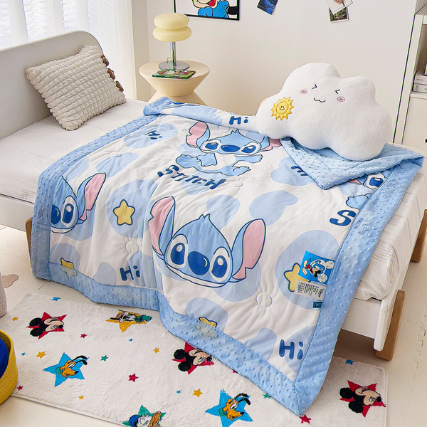 Cartoon Summer Quilt - Cool Bean Quilt for Children's Naps-Stitch